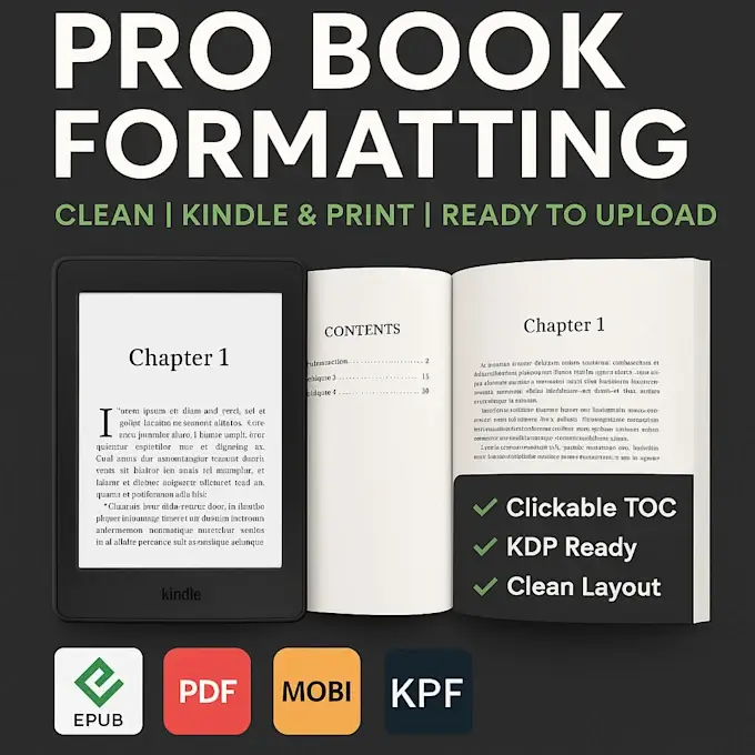 book formatting